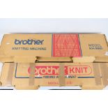 A boxed Brother knitting machine KH 860 and ribbing attachment KR 830. [2].