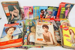 A collection of vintage gentleman's magazines to include Blighty,
