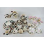 A quantity of Royal Cauldon dinner and tea wares in the Victoria pattern and a boxed 21 piece Royal