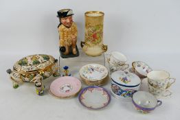 Royal Doulton, Adderley, Queen Anne, Other - Mixed ceramics to include plates, cups, jugs, vases,