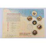 The Normandy Landings D- Day 75th Anniversary commemorative seven coin encapsulated crown