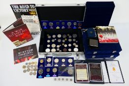 Various Great Britain coinage with a small quantity of silver coins, cartwheel penny,