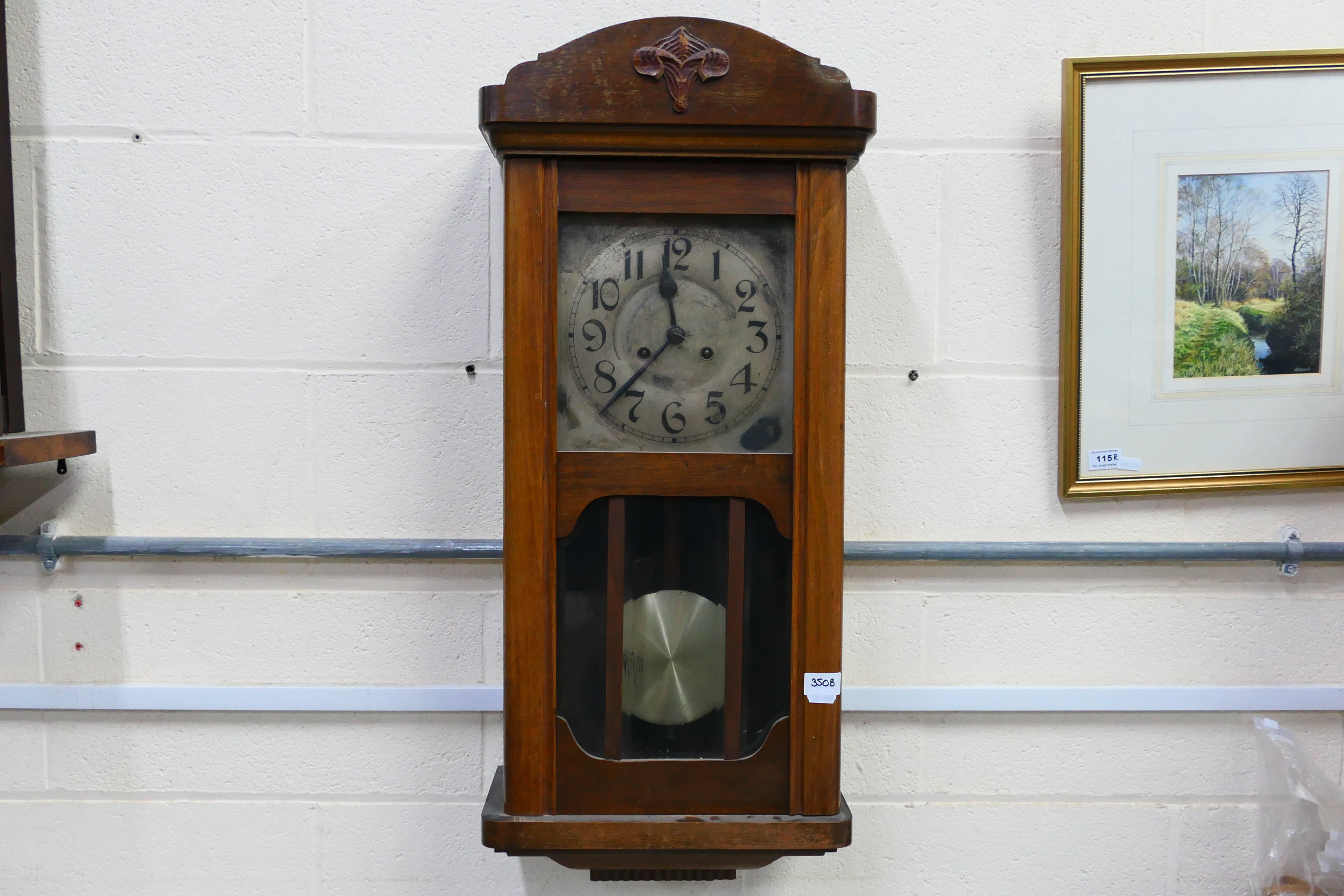 A vintage wall clock.