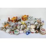 A collection of mixed ceramics.