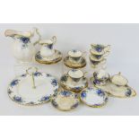 Royal Albert - A collection of tea wares in the Moonlight Rose pattern, approximately 24 pieces.