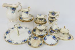 Royal Albert - A collection of tea wares in the Moonlight Rose pattern, approximately 24 pieces.