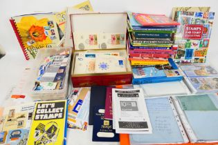 Philately - Lot to include loose stamps, philatelic literature, Penny Black Anniversary Book,