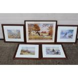 A group of four limited edition prints after Archibald Thorburn,