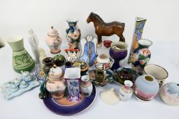 Mixed ceramics to include Beswick, Chinese, Japanese, Poole Pottery and other.
