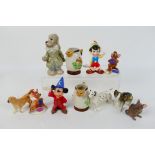 A small group of ceramic figures and similar to include Royal Doulton, Royal Dux,