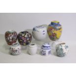 Mason's, Other - 8 x ceramic ginger jars - Ginger jars are made in Japan, England, and China.