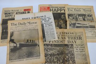 Titanic Interest - An original Daily Mirror, Disaster To The Titanic newspaper, April 16 1912,