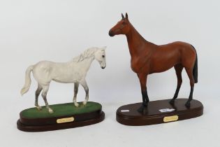 Royal Doulton - Two equine studies comprising Red Rum and Desert Orchid,