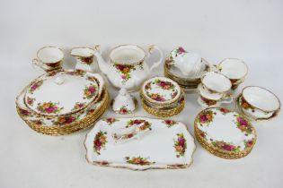 Royal Albert - A collection of dinner and tea wares in the Old Country Roses pattern,