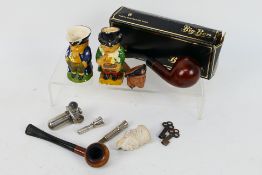 Smoking Interest - A boxed Royal Dutch Pipe Factory Big Ben Cambridge pipe,