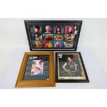 3 x framed pictures - Lot to include a Buffy The Vampire Slayer picture signed by Amber Benson.