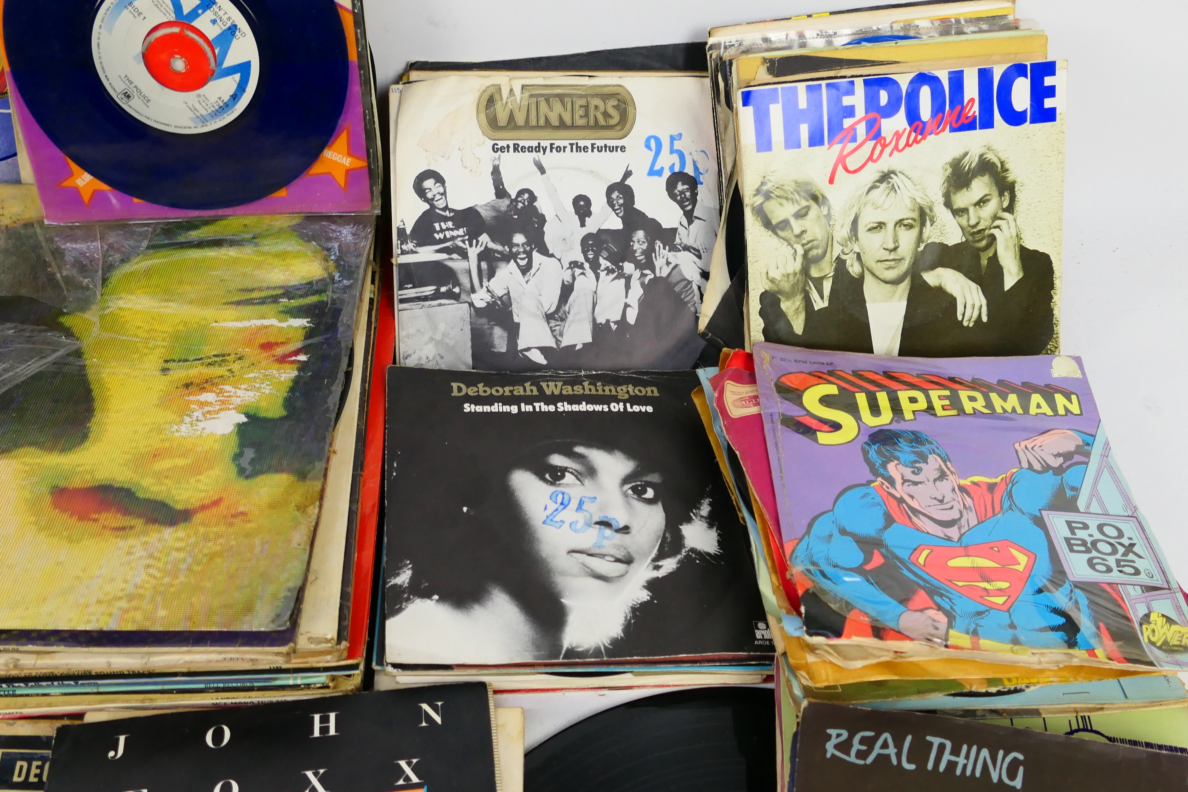 A quantity of 7" and 12" vinyl records to include The Beatles, The Rolling Stones, David Bowie, - Image 6 of 6