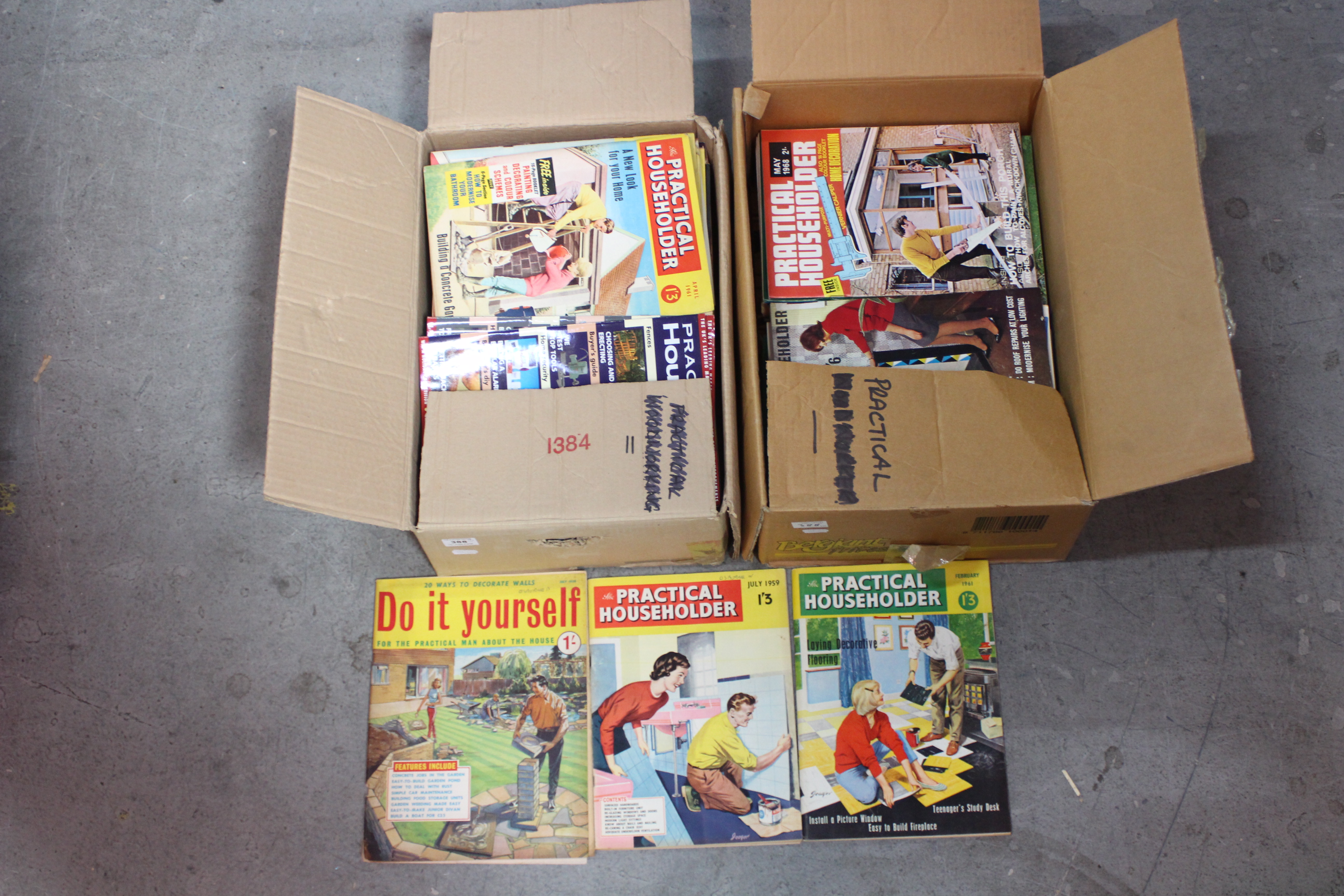 Household Magazines - A quantity of Practical Householder magazines from the 1950s/60s/70s/90s and