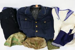 A quantity of military uniform.