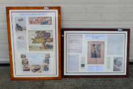 Two limited edition display montages to include The Art Of The Austin Seven and City Of Birmingham
