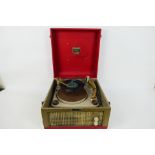 Dansette - Major. A Dansette Major Record player, 16 to 79rpm, Off / On / Reverse functions.