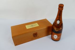 Louis Roederer, Cristal Rose, vintage 1990, 750ml, 12% abv, contained in presentation case.