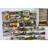 Deltiology - In excess of 500 early to mid-period UK topographical to include real photos,