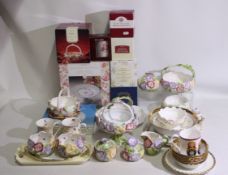 Mixed ceramics to include Minton, Royal Doulton, Royal Albert and other, part boxed. [2]. [W].
