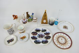 Mixed ceramics to include Beswick, Royal Stafford, Buckingham Palace 1996 plate and cup and similar.