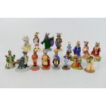 Royal Doulton - Sixteen unboxed Bunnykins figures to include The Arthurian Legends Collection,