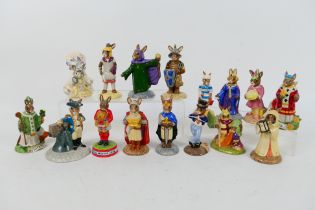 Royal Doulton - Sixteen unboxed Bunnykins figures to include The Arthurian Legends Collection,