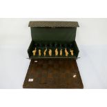 A Studio Anne Carlton Roman themed chess set with 10.5 cm (h) king. [2].