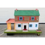 Dolls House - An unmarked and impressive modern style dolls house.