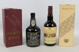 A bottle of Porto Ryst 10 Ans D'age, 20° proof,