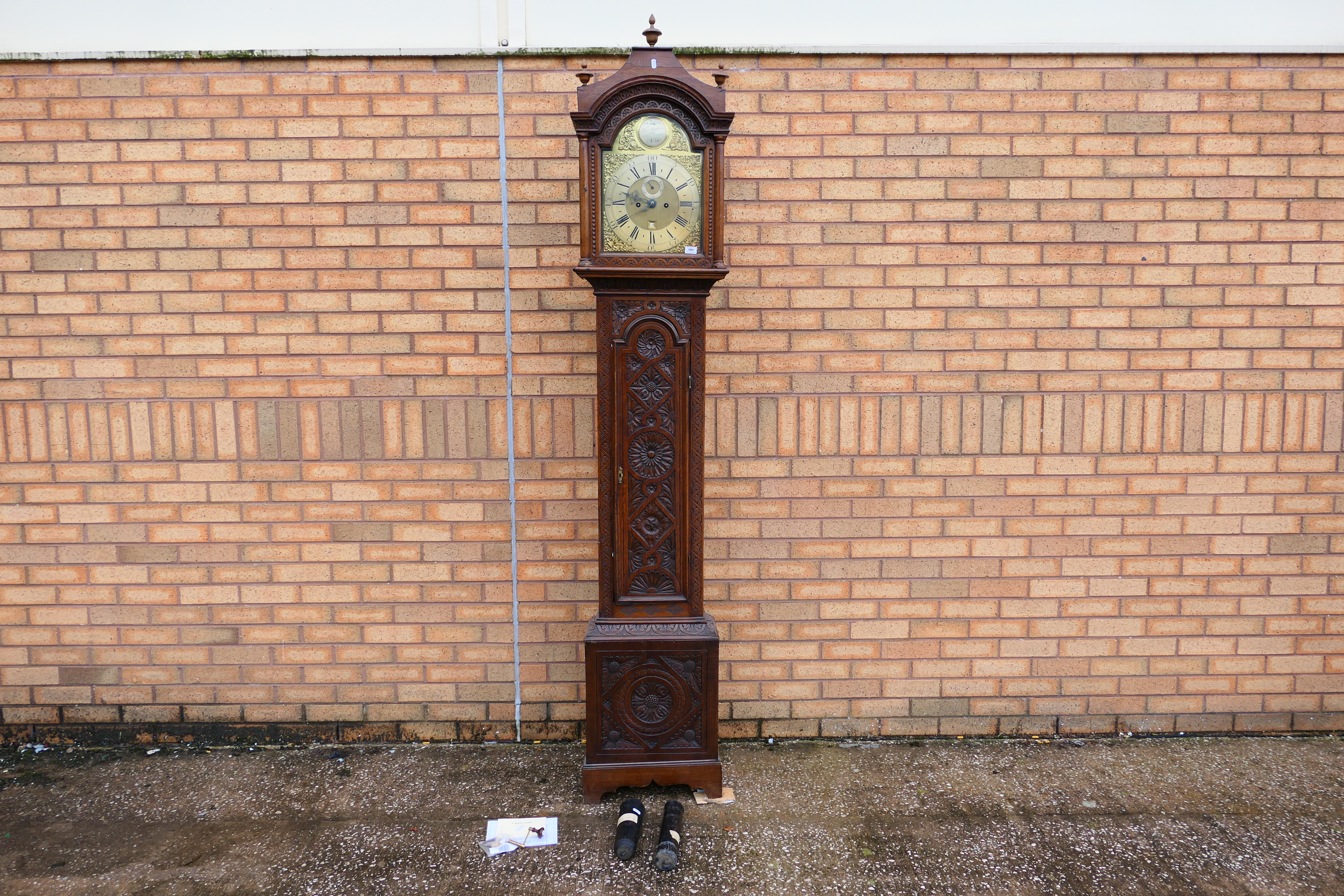 An 18th century 8-day longcase clock,