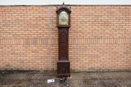 An 18th century 8-day longcase clock,