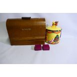 Disney Store, Past Times, Other - Lot includes a singer sewing machine in wooden case,