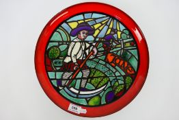 A limited edition Poole Pottery Medieval Calendar Series charger, June, designed by Tony Morris,