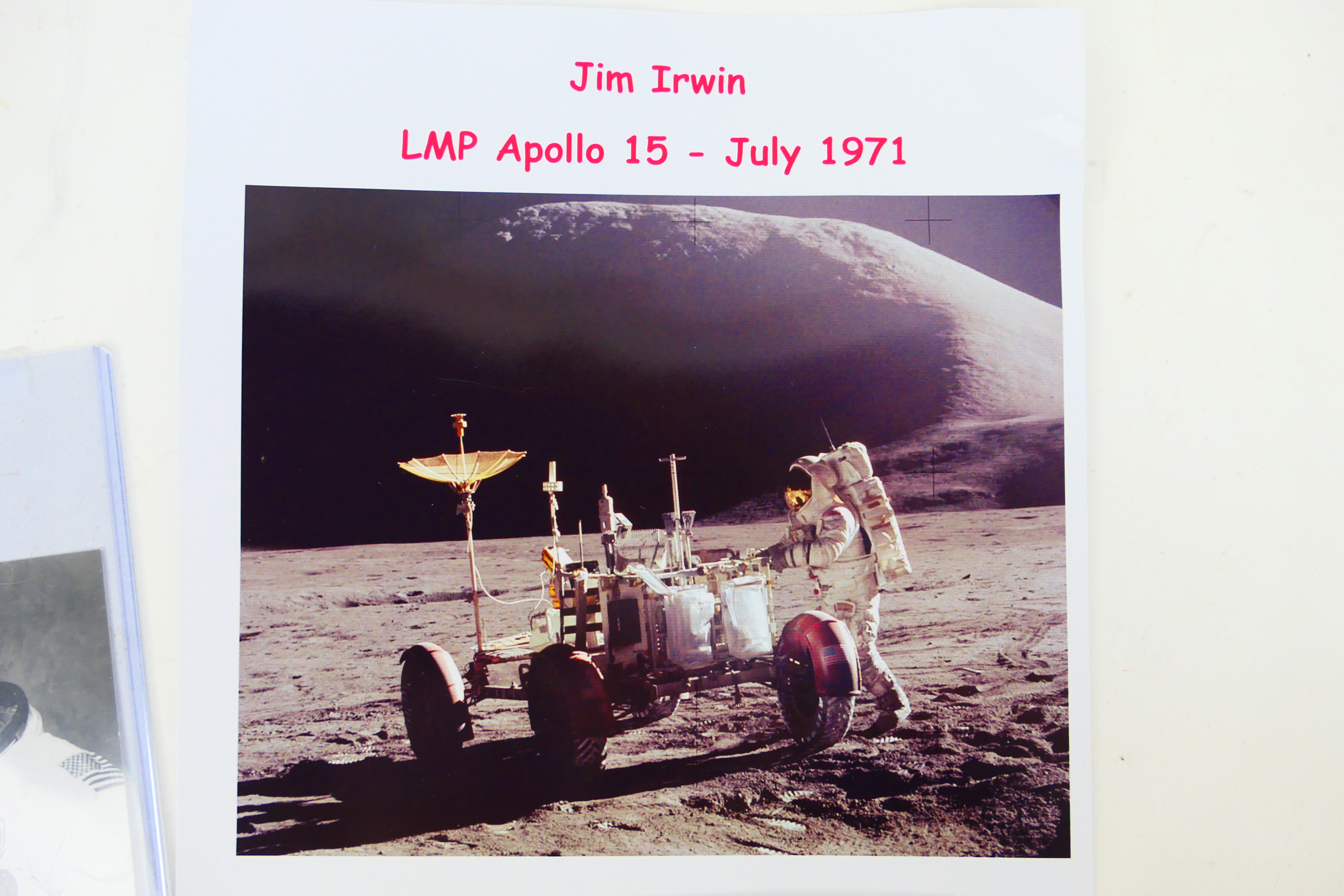 Astronauts autographs, James Benson Irwi - Image 5 of 7