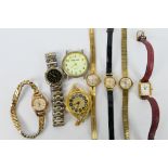 A group of lady's wrist watches to inclu