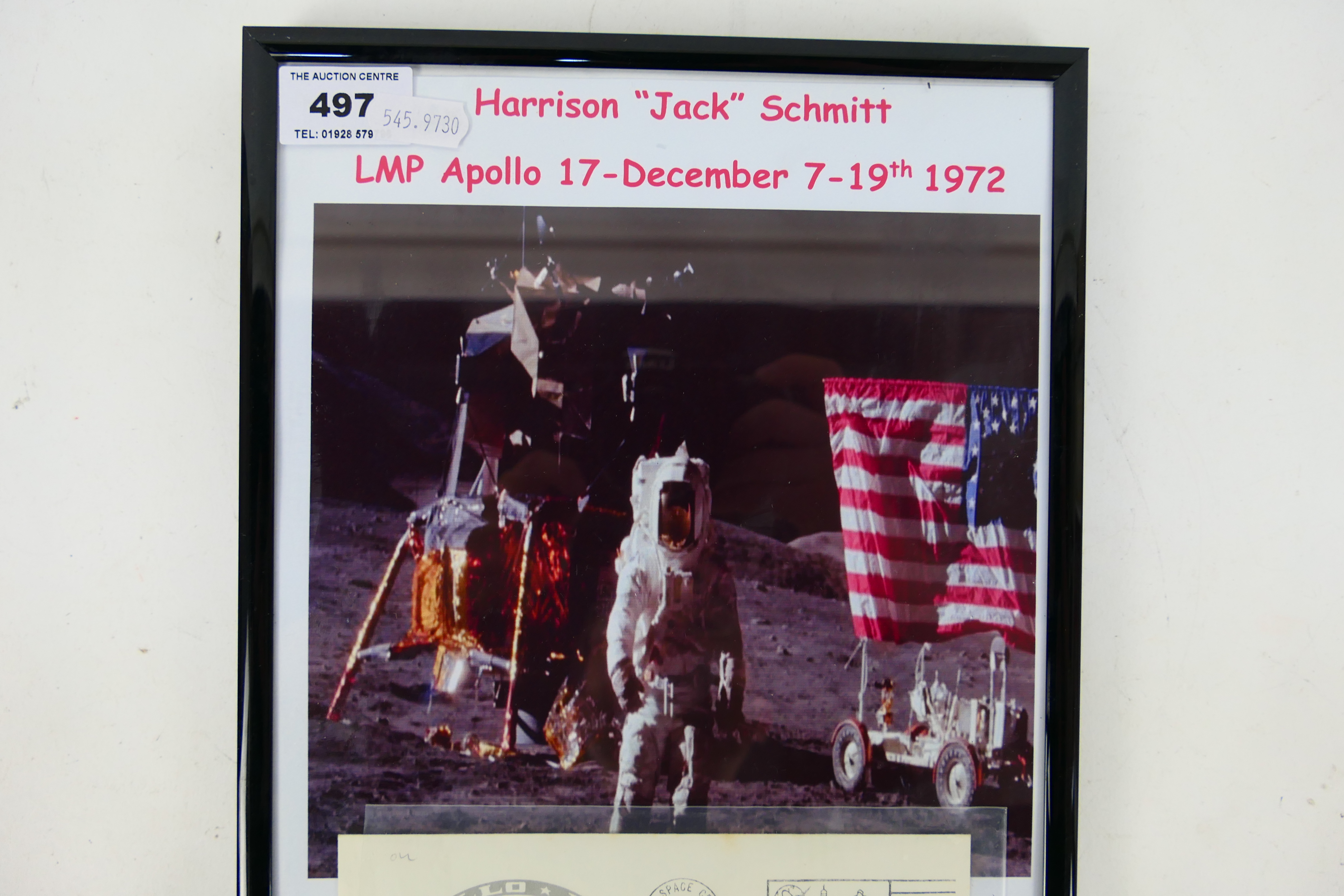 Astronaut autograph, Harrison Hagan Schm - Image 4 of 4