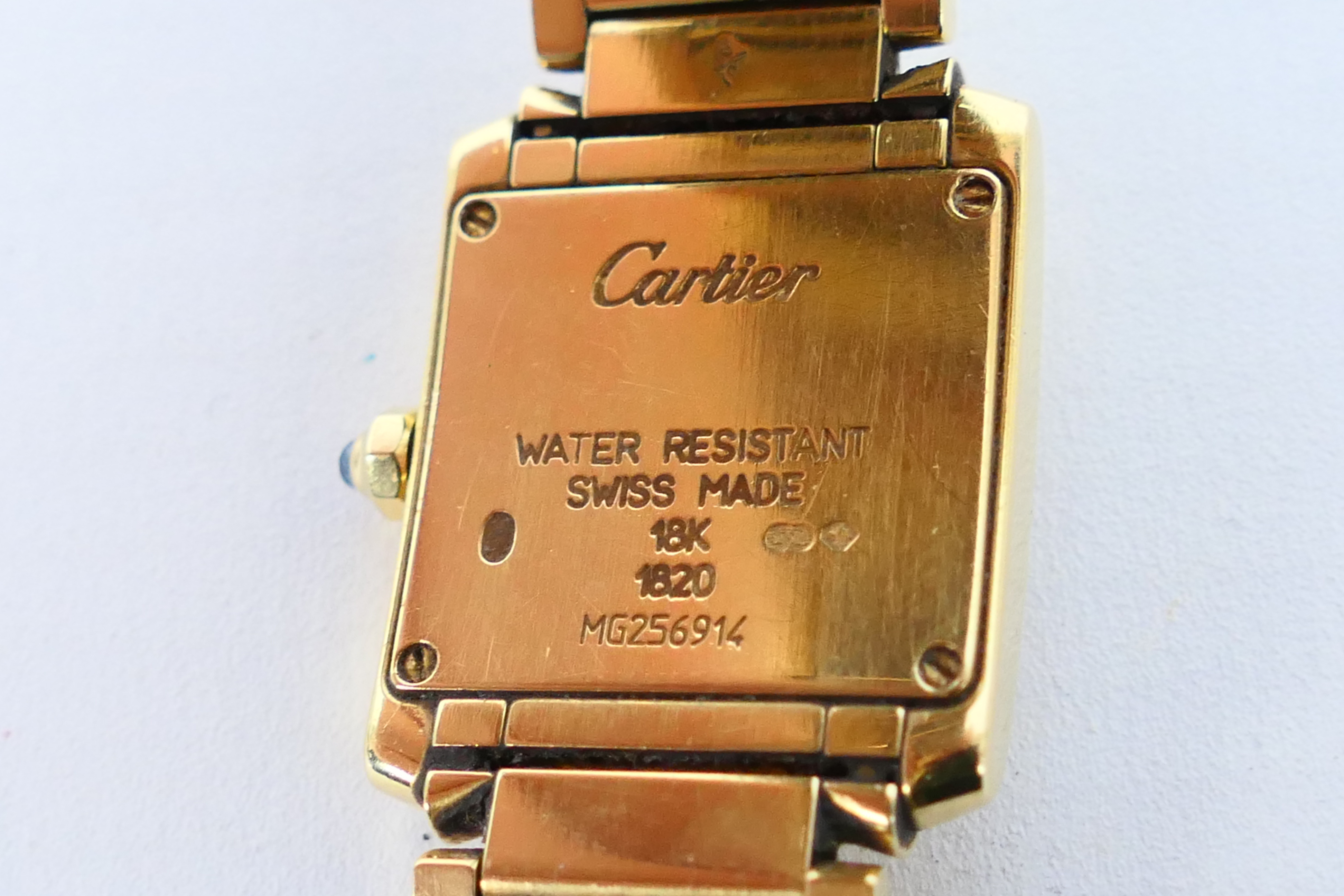 A lady's 18ct yellow gold Cartier Tank F - Image 13 of 13