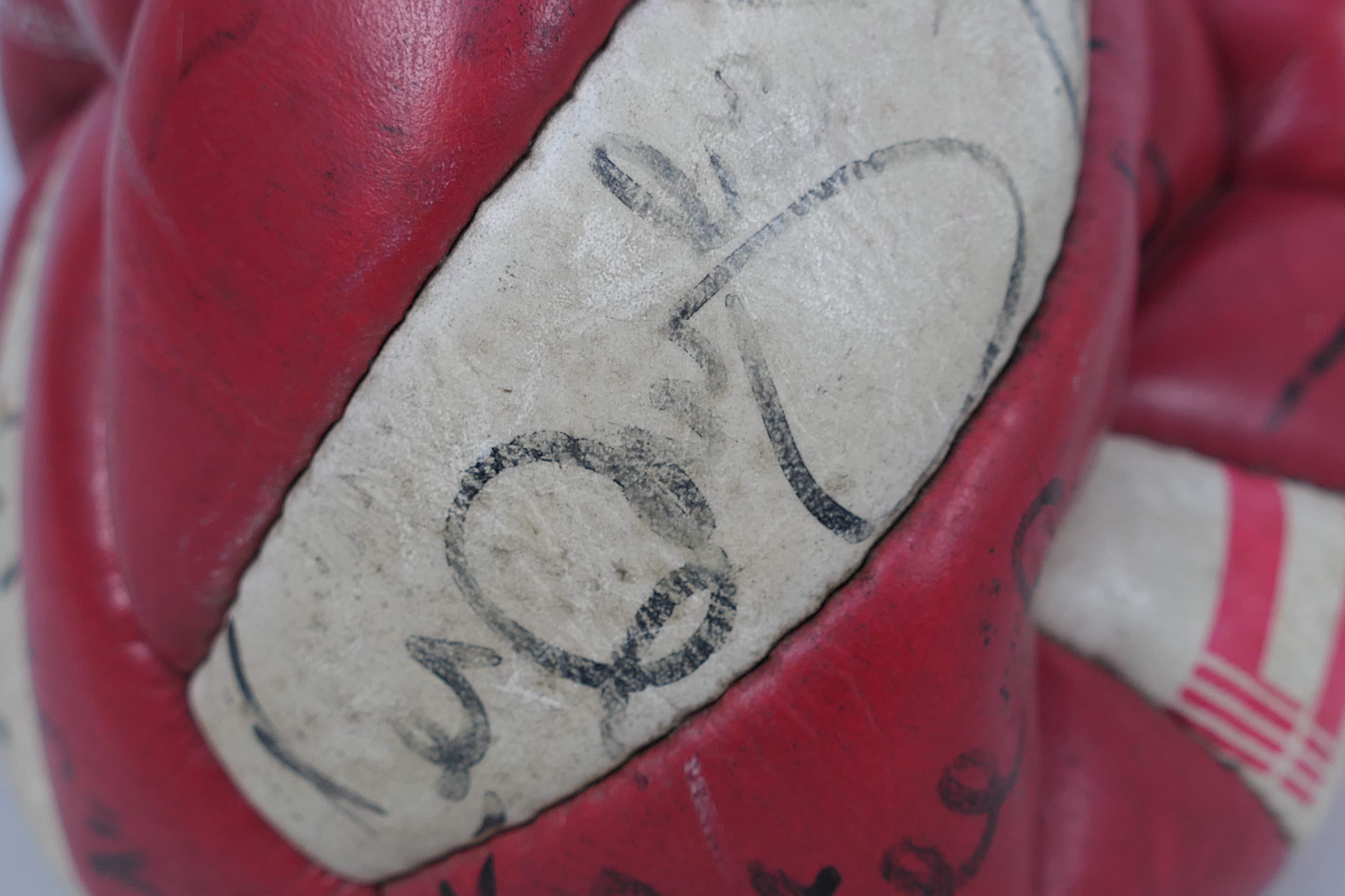 A vintage Liverpool Football Club football, bearing signatures (signatures unverified). - Image 4 of 10