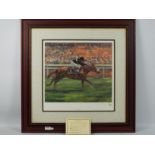 Horse Racing Interest - A limited edition print after Claire Eva Burton entitled Forest Flower,