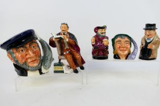 A collection of Royal Doulton pieces to include figure The Professor # HN2281 and various Toby /