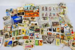 A quantity of cigarette / tea cards / silks, various subjects.