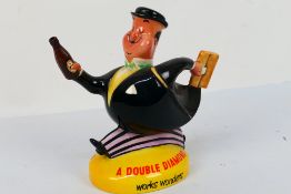 A Beswick advertising decanter, A Double Diamond Works Wonders, # 1517, 21 cm (h).