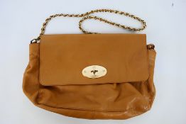 Mulberry - A deer brown Mulberry leather shoulder bag - Shoulder bag has one interior zip pocket