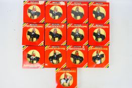 Britains - 13 x boxed mounted figures including Queen Elizabeth # 7232,