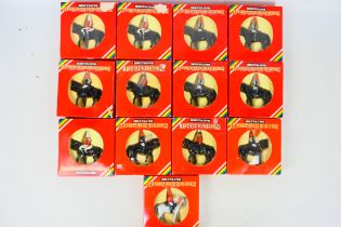 Britains - 13 x boxed mounted figures including Queen Elizabeth # 7232,